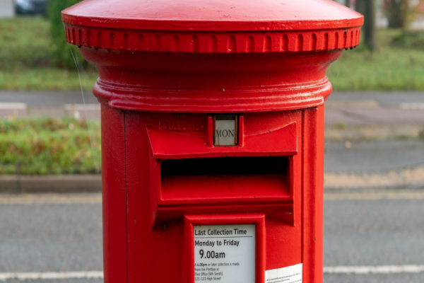 Red Post Office Box